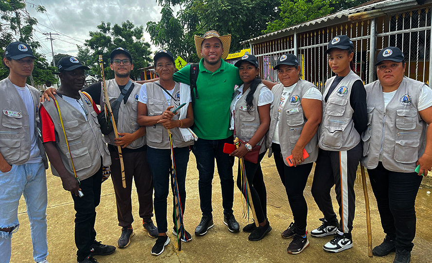 Tercer Encuentro de Guardias Interétnicas en San Basilio de Palenque 